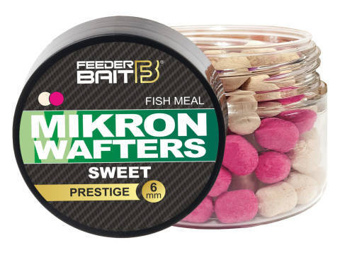 Feeder Bait Prestige Mikron Wafters Sweet 6mm Pink & White