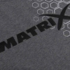 Matrix Hex Print T-Shirt Grey Marl