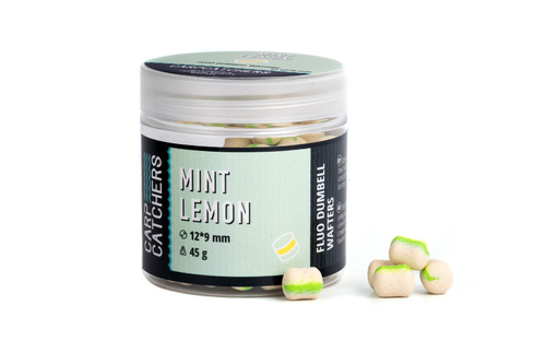 Carp Catchers Fluo Dumbell Wafter Mint Lemon 12x9mm 45g