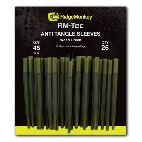 RidgeMonkey Anti Tangle Sleeves 45mm Weed Green