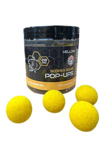 Nash Scopex Squid Pop up Yellow 20mm
