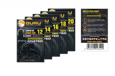  Guru Super XS Spade End Barbed Size 10
