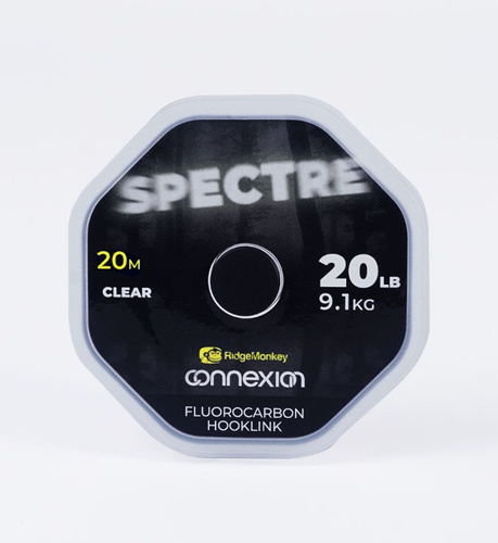 RidgeMonkey Spectre Fluorocarbon Hooklink 20lb 20m
