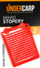 Undercarp Mikro stopery - czerwone