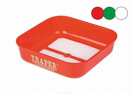 Traper Pudełko z sitkiem 1mm białe