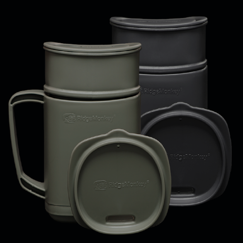 RidgeMonkey Thermomug DLX Brew Set Gunmetal Green
