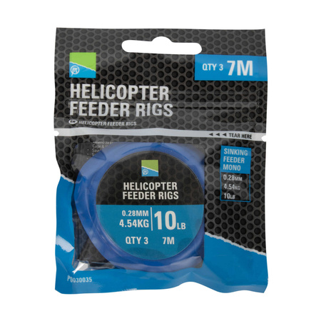 Preston Helicopter Feeder Rigs 0.28mm 10lb 7m