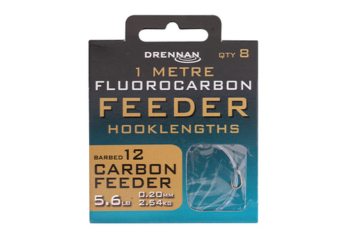 Drennan Fluorocarbon Feeder Carbon Feeder 1 m size 12