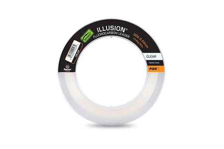 Fox Edges Illusion Fluorocarbon Leader 30lb Clear 50m