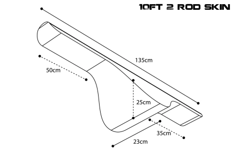 Nash Scope OPS Hi Protect 2 Rod Skin 10ft