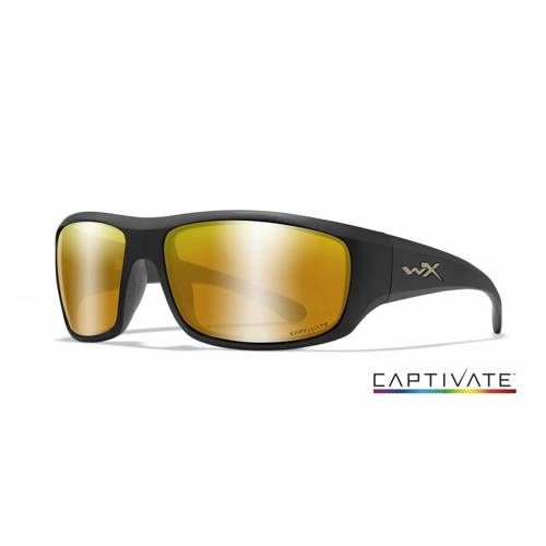 Wiley X OMEGA Captivate Matte Black Frame Bronze Mirror
