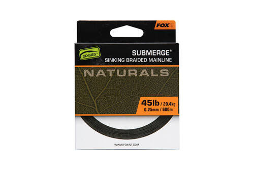 Fox EDGES Naturals Submerge 0.25mm 45lb 600m