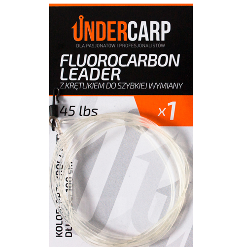 Undercarp Fluorocarbon Leader 45 lbs 100 cm