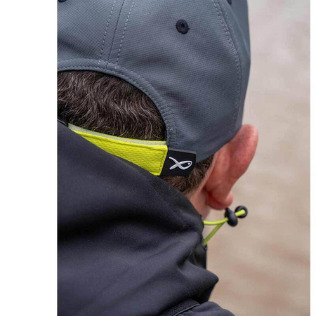 Matrix Hex Print Baseball Cap Black