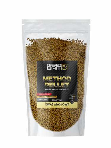 Feeder Baits Method Pellet  Kwas Masłowy 2mm 800g