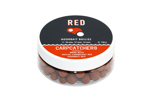 Carp Catchers Red Hookbaits Boilies 10/12/14 mm 130g