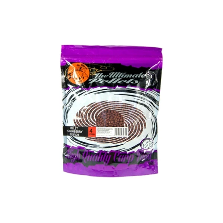Ultimate Products Strawberry Big Fish Pellets 4mm 1kg