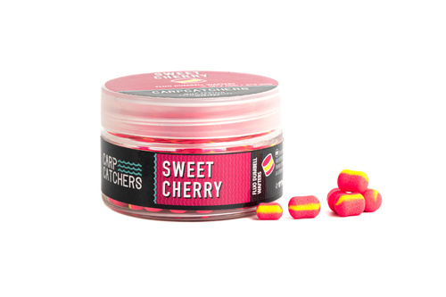 Carp Catchers Fluo Dumbell Wafters Sweet Cherry 10x7mm + 8x5mm 25g