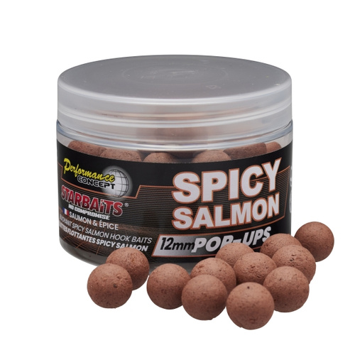 Starbaits Spicy Salmon Pop Ups 12mm 50g