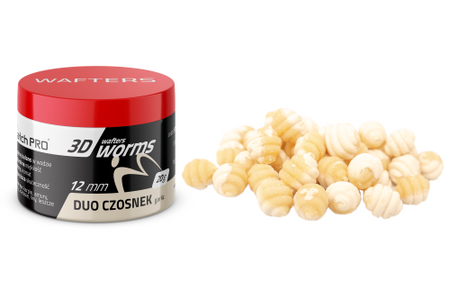 MatchPro 3D Worms Wafters Duo Czosnek 12mm 25g
