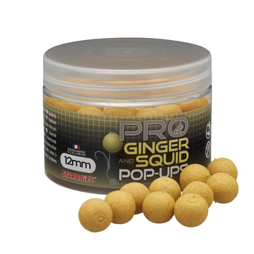 Starbaits Pro Ginger & Squid Pop Ups 12mm 50gr