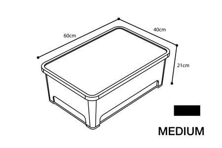 Nash Bank Life Stacker Storage Box Medium 36L
