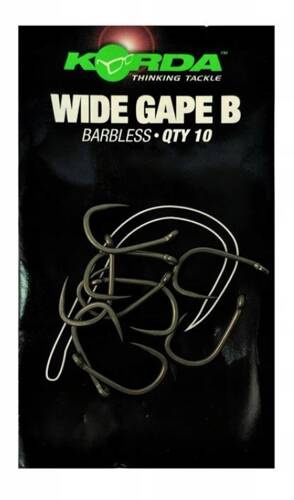 Korda Wide Gape B size 2 Barbless