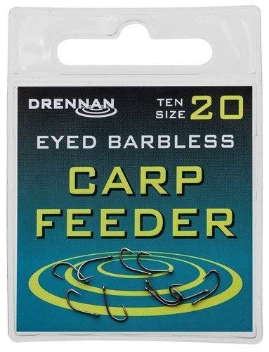 Drennan Eyed Barbless Carp Feeder size 12 - Haczyki 10szt.