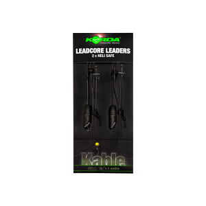 Korda Leadcore Leaders Heli Safe Weed / Silt 1m 2 szt.