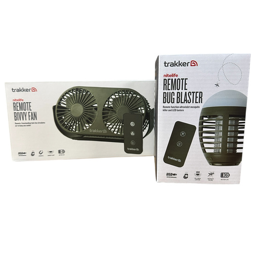Trakker Bug Blaster + Bivvy Fan Mega Deal