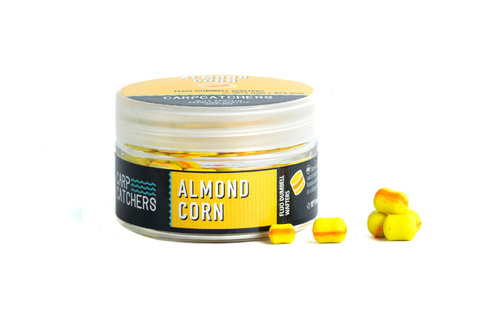 Carp Catchers Fluo Dumbell Wafters Almond Corn 10x7mm + 8x5mm 25g