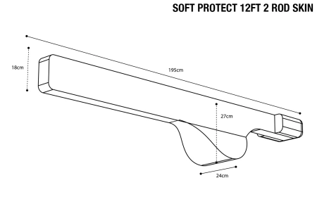 Nash Subterfuge Soft Protect 12ft 2 Rod Skin