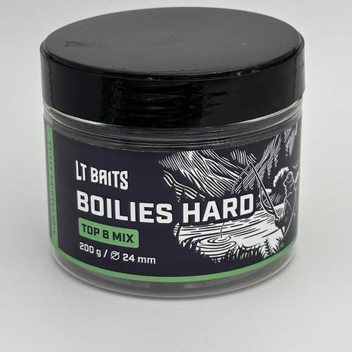 LT Baits Top 8 Mix Hard Boilies 24mm 200gr