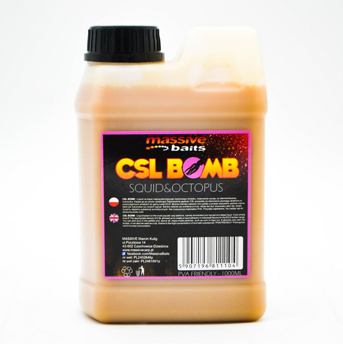 Massive Baits CSL Bomb Squid Octopus 1L
