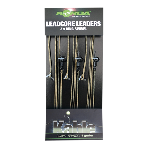 Korda Leadcore Leader Ring Swivel Gravel 3x