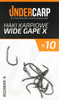 Undercarp Teflonowe haki karpiowe WIDE GAPE X 6
