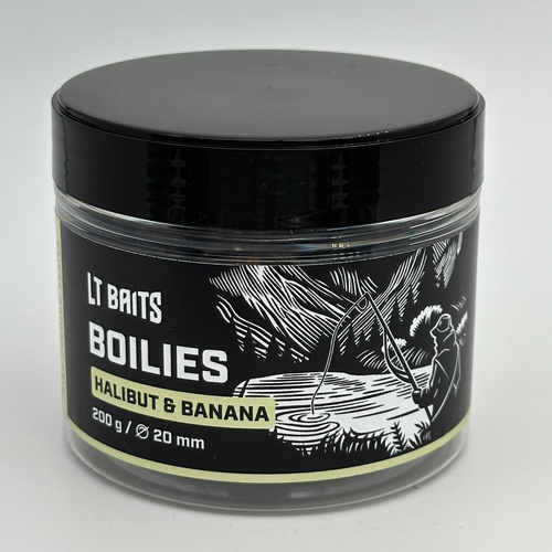 LT Baits Halibut Banana Boilies 20mm 200gr