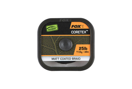 Fox Edges Naturals Coretex Matt Coated Braid 25lb 20m