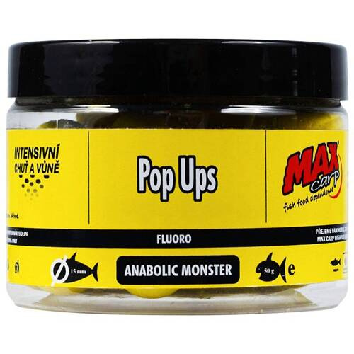 Max Carp Anabolic Monster Pop Up Fluoro 15mm 50gr