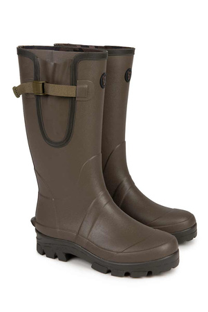 Fox Neoprene Lined Camo Khaki Wellies