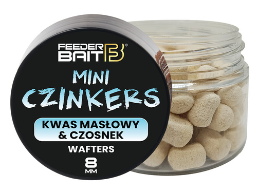 Feeder Bait Mini Czinkers Wafters Kwas Masłowy & Czosnek 8mm