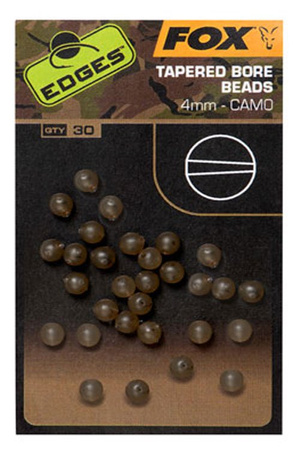 Fox Tapered Bore Beads 4mm Camo