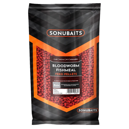 Sonubaits Bloodworm Feed Pellet 8mm 900g