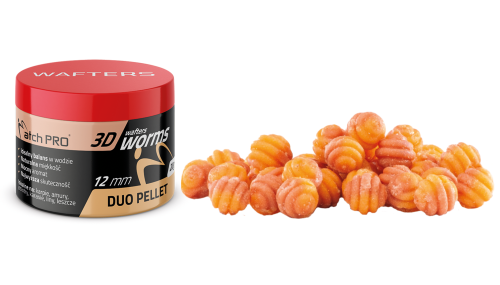 MatchPro 3D Worms Wafters Duo Pellet 12mm 25g
