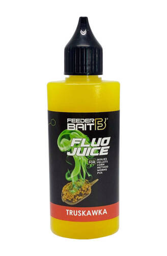 Feeder Baits Fluo Juice Truskawka 50ml