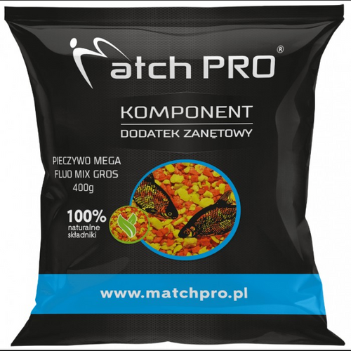 MatchPro Dodatek Zanętowy Pieczywo Fluo Mix Gros Yellow Red 500gr