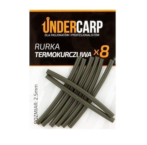 Undercarp Rurka termokurczliwa zielona  2,5 mm