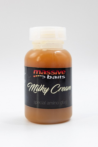 Massive Baits Milky Cream Amino Glug 250ml