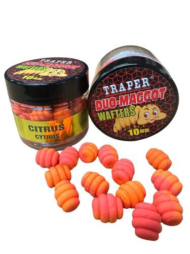 Traper Duo Color Maggot Wafters Cytrus 10mm