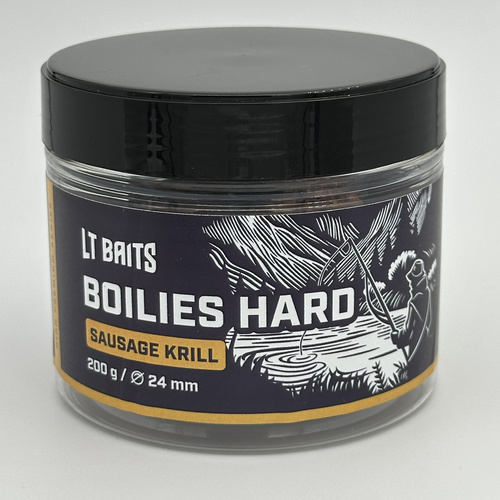 LT Baits Sausage Krill Hard Boilies 24mm 200gr